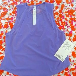 NWT lululemon sculpt crop tank size 2